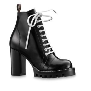 Luis Vuitton Star Trail Ankle Boots- Black